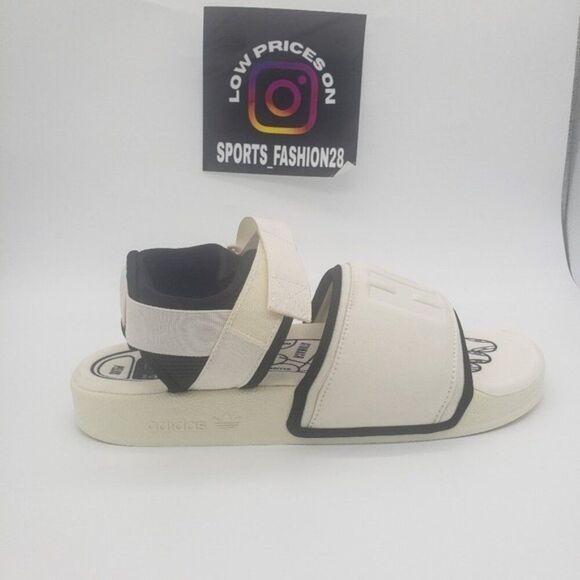 adidas x Pharrell Williams Adilette 2.0 'Black' GZ1892 Size Men 10 / Wmn 11 - Picture 1 of 7